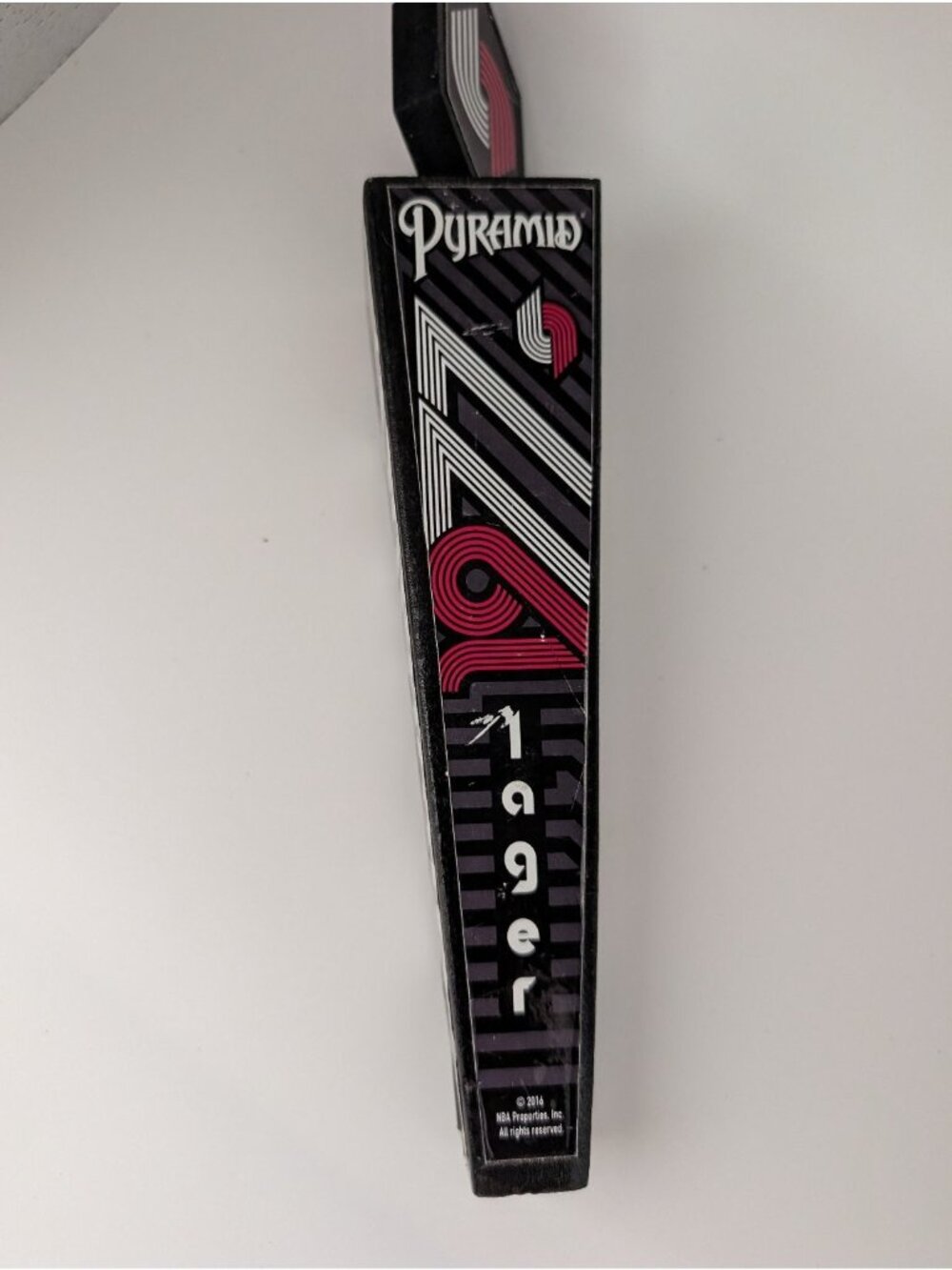 Pyramid 1977 Lager Beer Tap Handle Portland Trail Blazers NBA Bar Decor - Picture 4 of 8